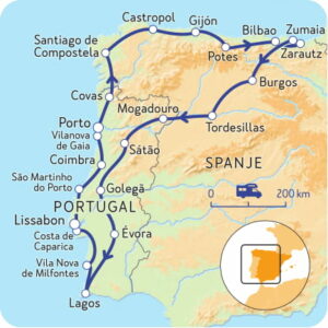 Spanje en Portugal - Van Baskenland tot Algarve